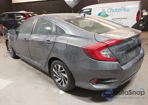 2017 Honda Civic Ex из США, поврежденный, VIN 2HGFC2F74HH562591